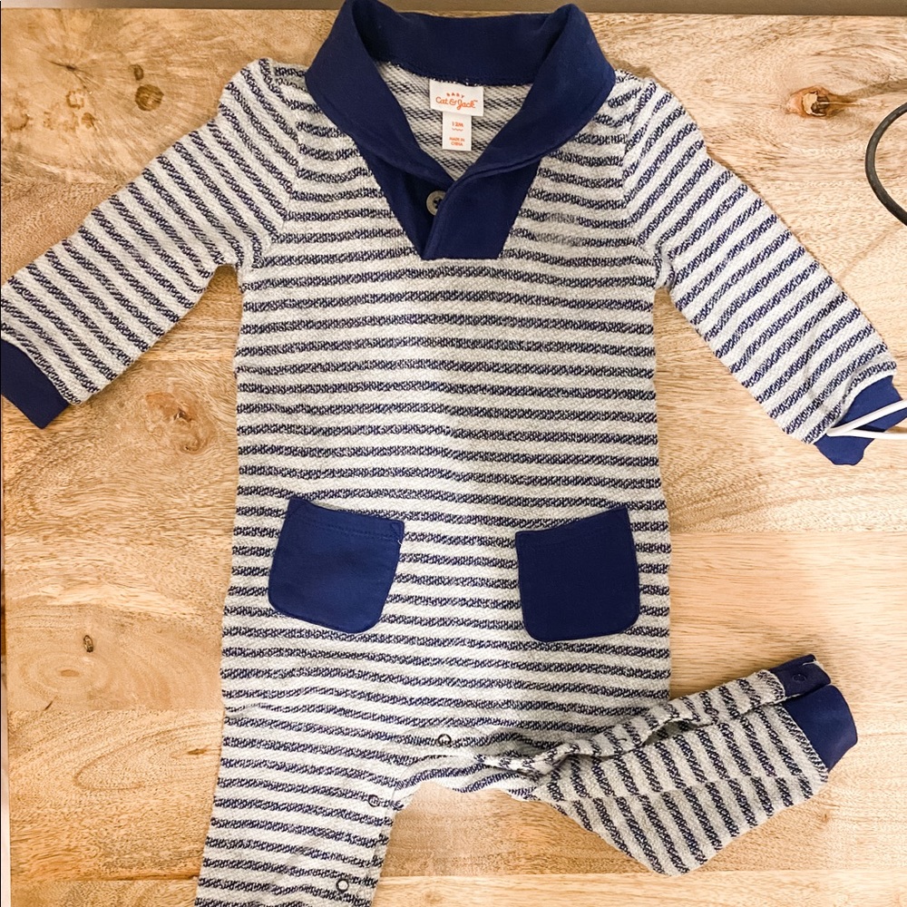 cozy baby long-sleeve/pants onesie (Cat & Jack)